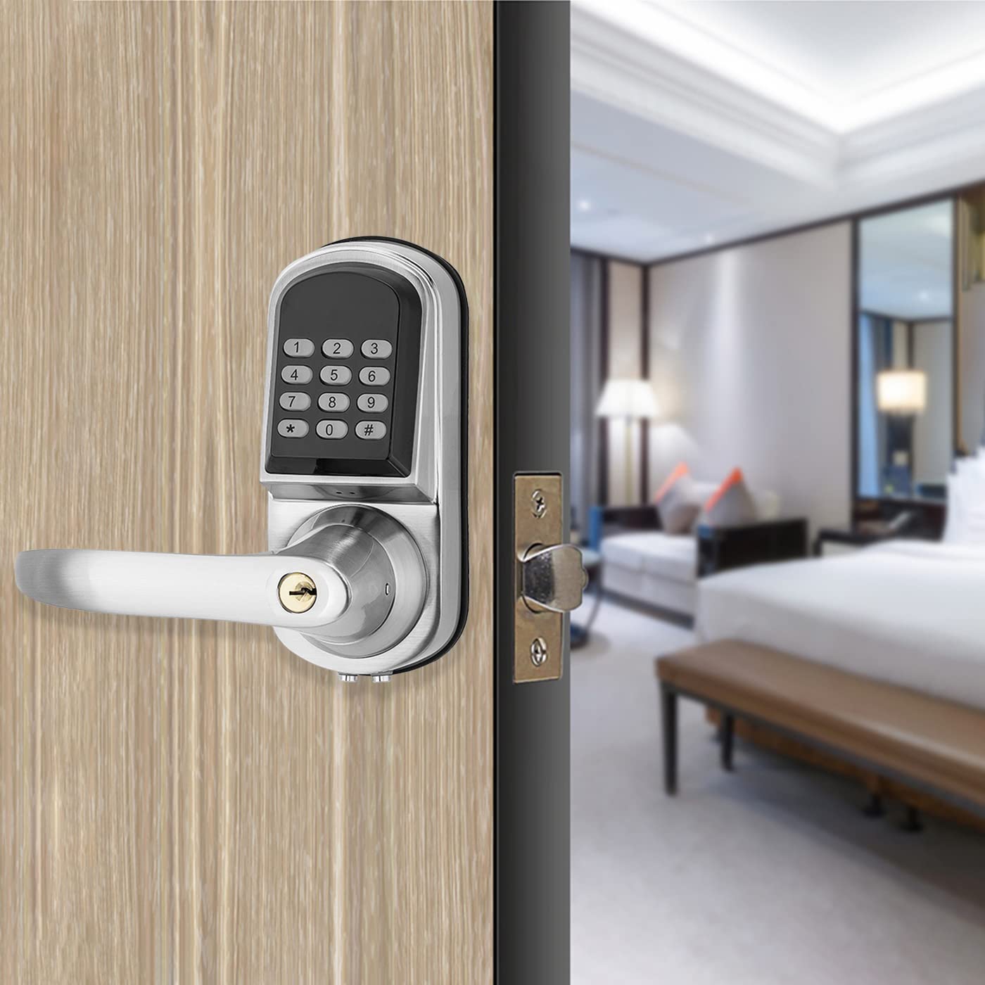 Door Lock - Cerradura Digital para Puerta con Manija