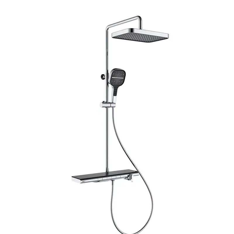 Faucet - Juego de ducha termostático digital LED
