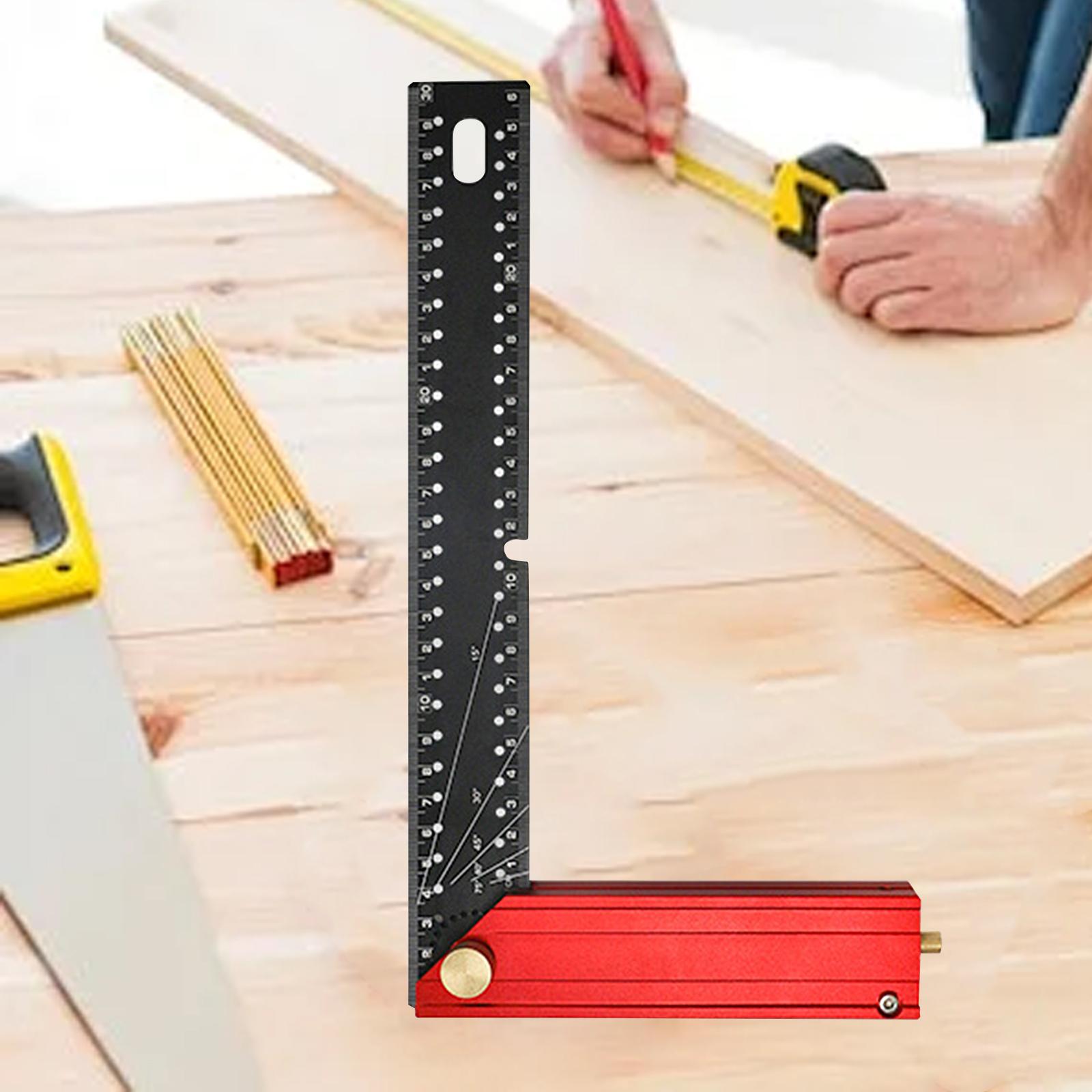 Home Improvement Mark - Herramienta de diseño cuadrado de carpintero,