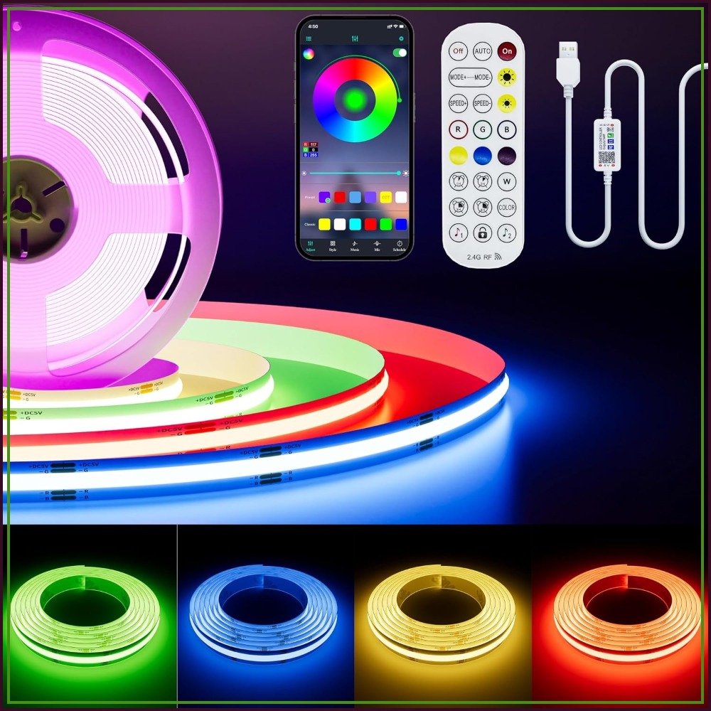 Led Strip Lights - Tira de Luz LED RGB COB