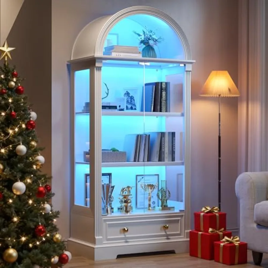 Vitrina con puertas de cristal - Cabinet Hinges reseña y precio