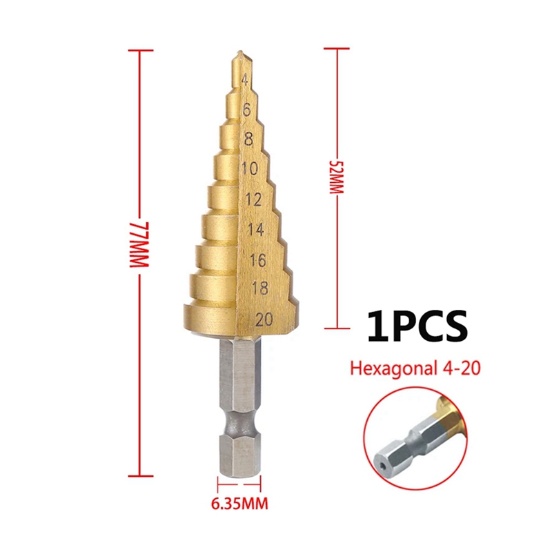 Broca escalonada HSS de ranura - Drill Bits reseña y precio