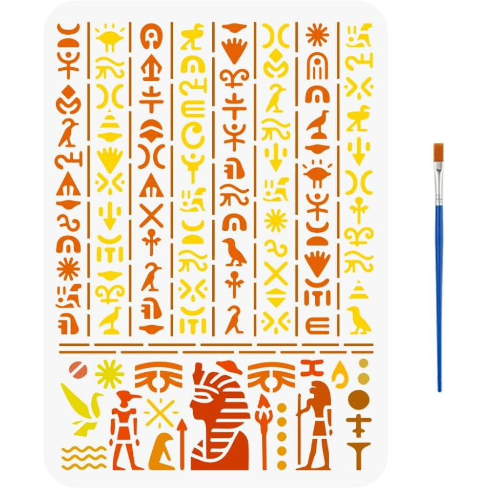 Plantilla de escritura egipcia - Paint Brush reseña y precio