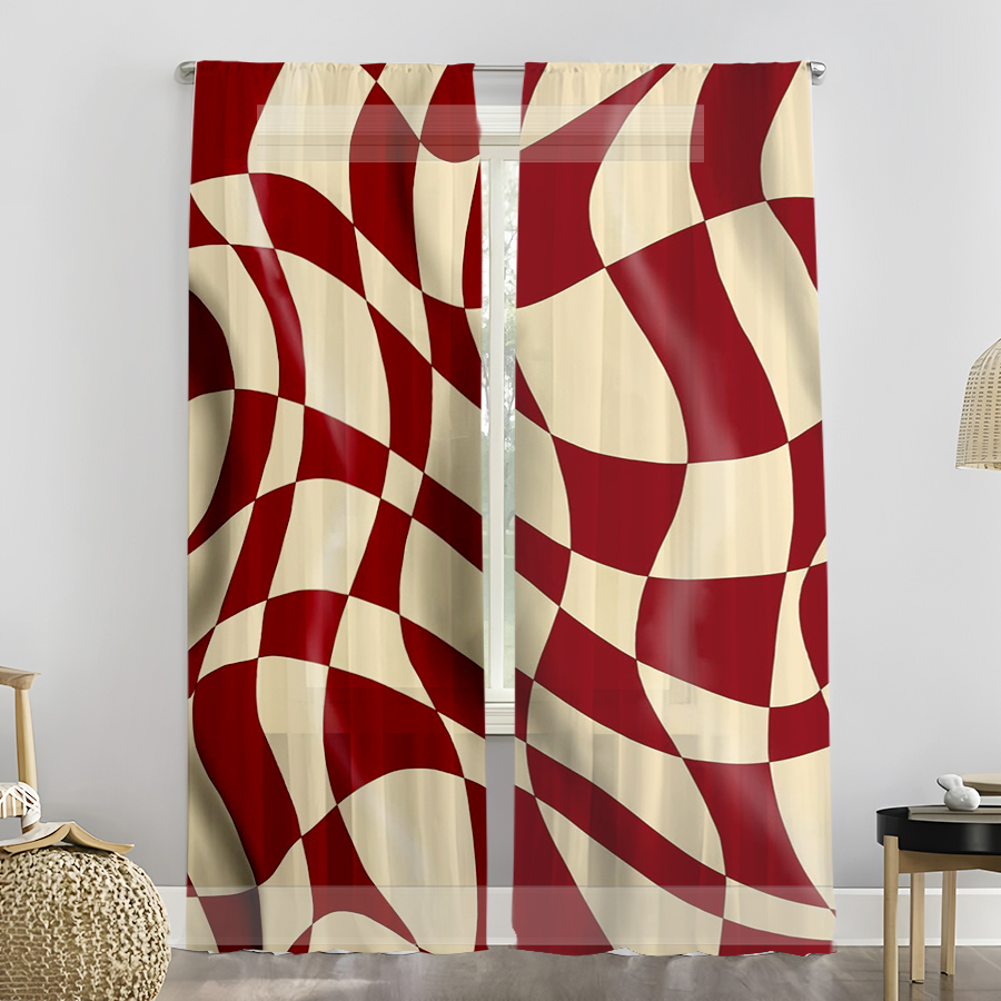 2 cortinas transparentes, esta - Curtain Rods reseña y precio