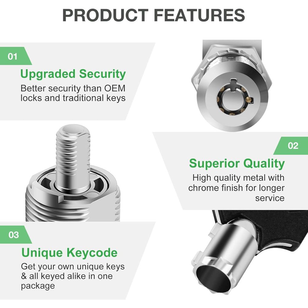 Paquete de 5 cerraduras para g - Door Lock reseña y precio