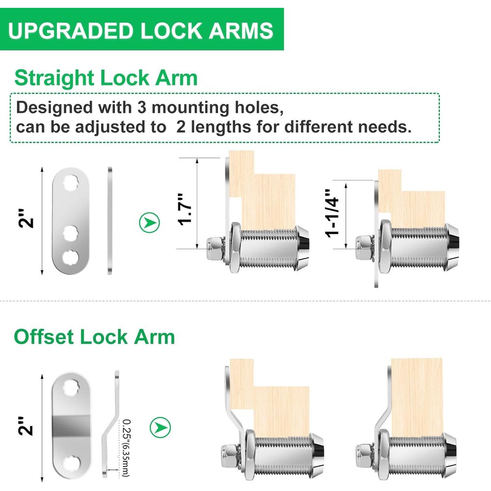 Paquete de 5 cerraduras para g - Door Lock reseña y precio