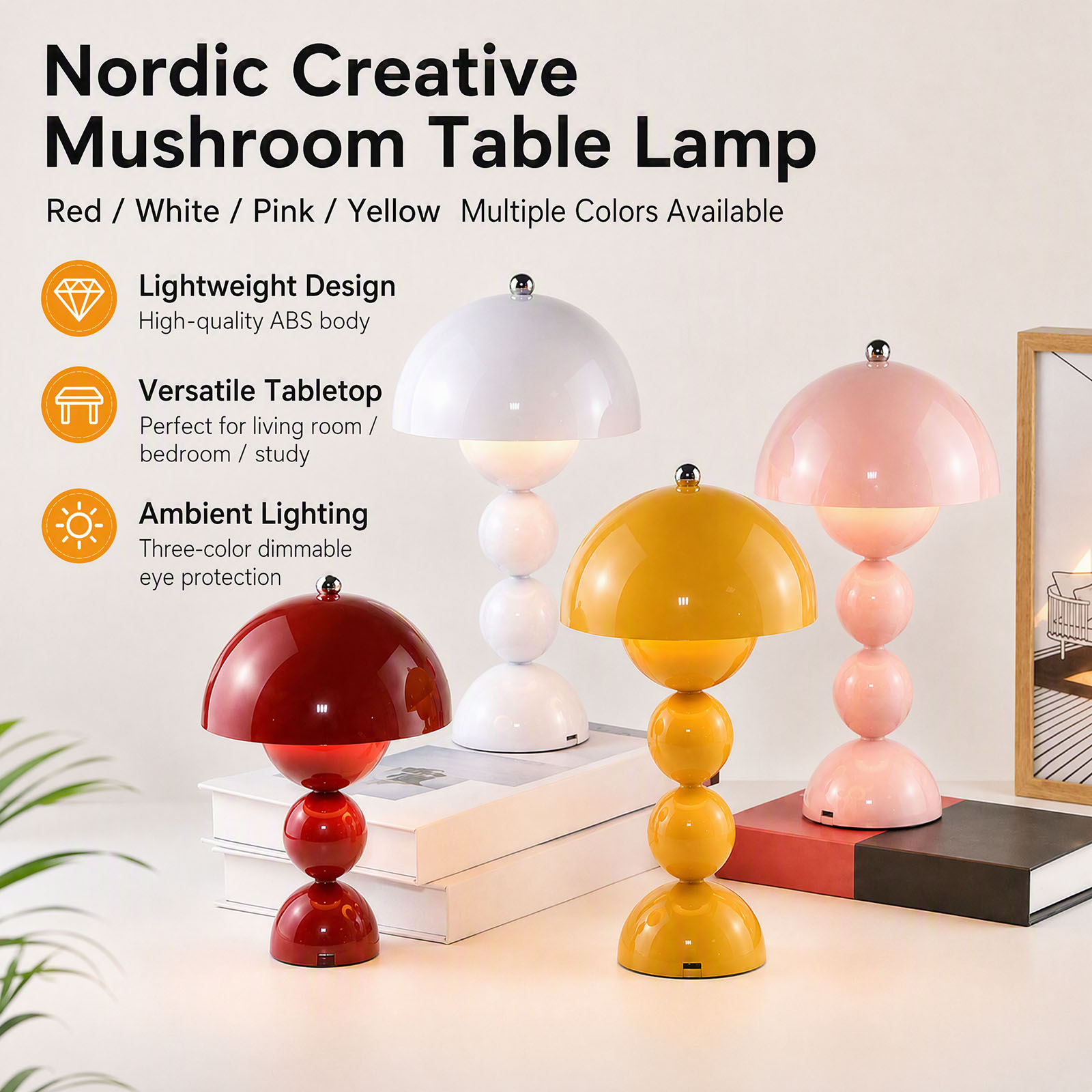 Lámpara de mesa con forma de f - Light Switch reseña y precio