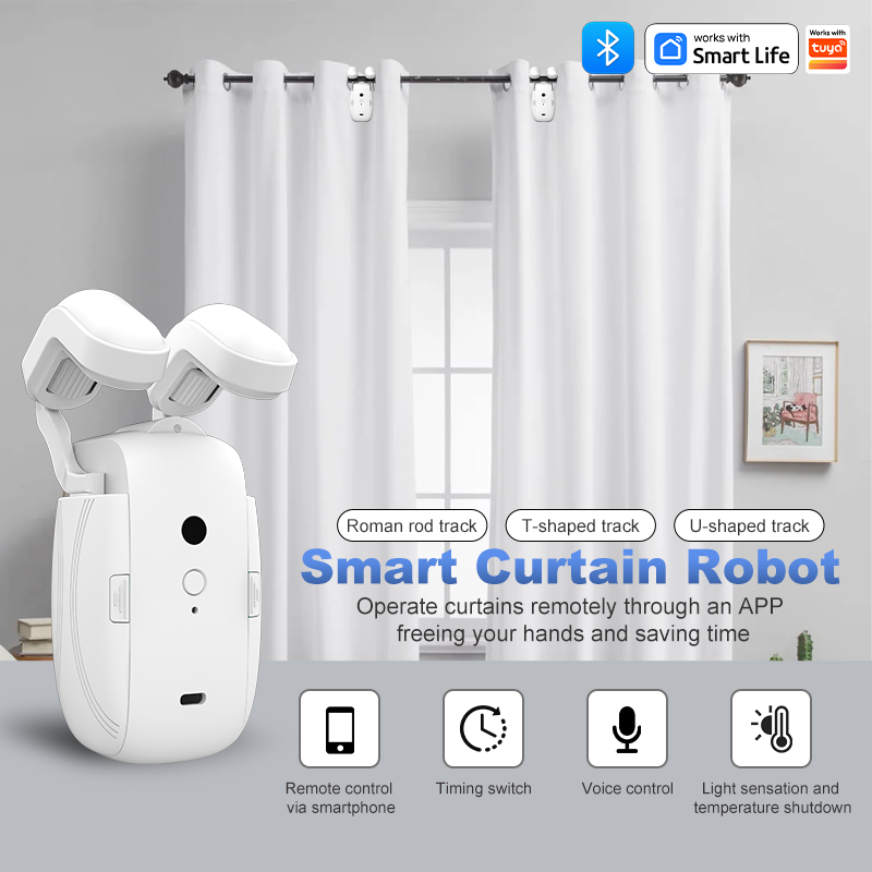Abridor de Cortinas Automático - Curtain Rods reseña y precio