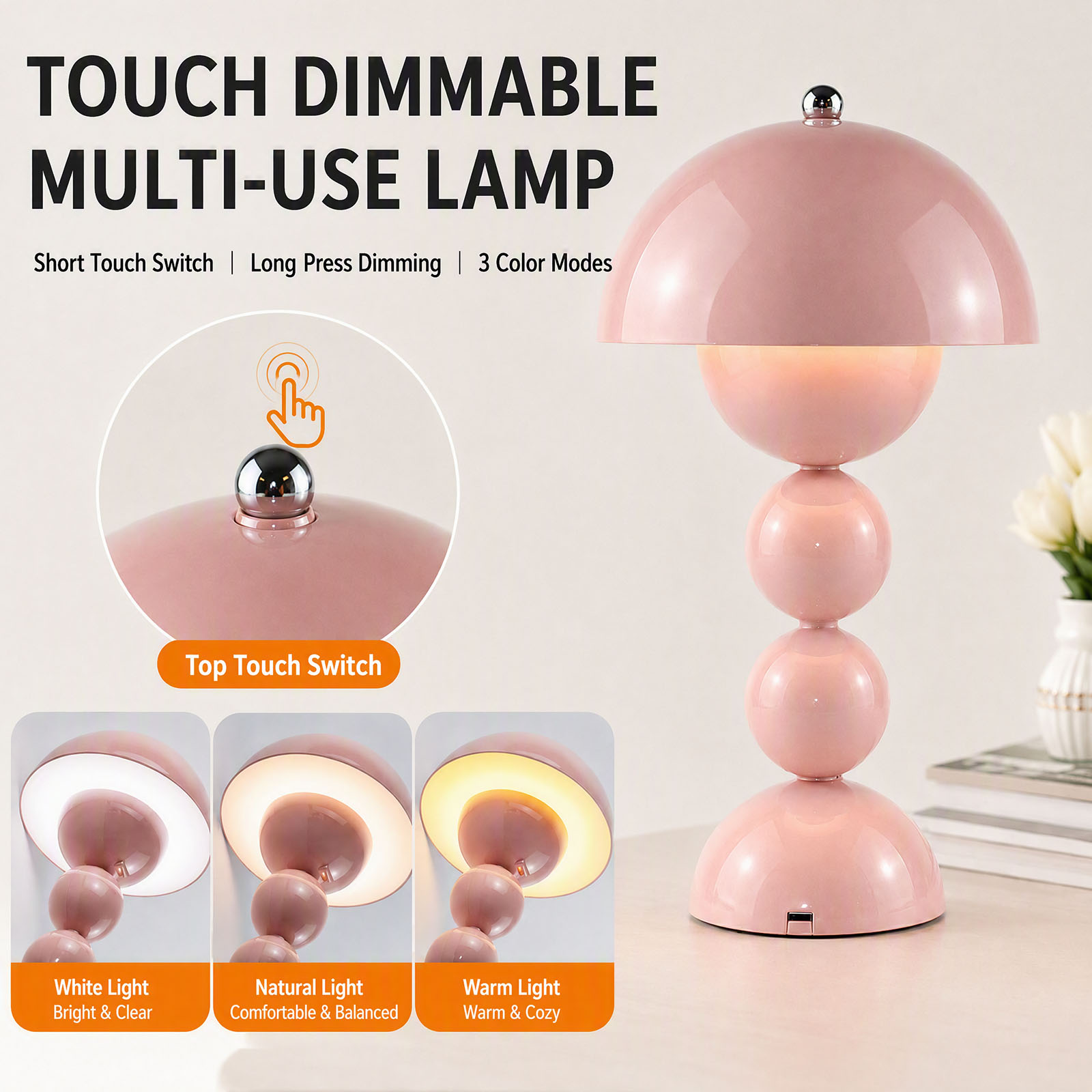 Lámpara de mesa vintage con fo - Light Switch reseña y precio