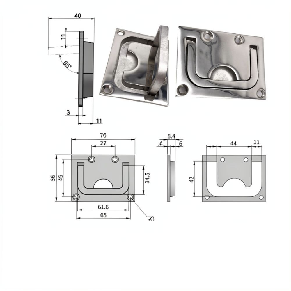 Manija de anillo de acero inox - Door Handle reseña y precio
