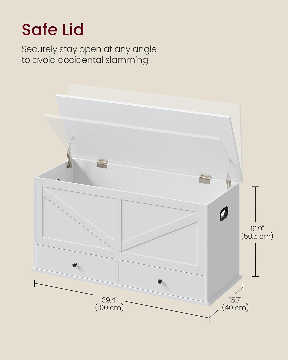 Caja de almacenamiento estilo  - Cabinet Hinges reseña y precio