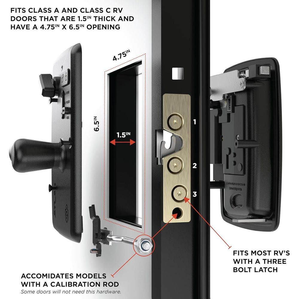 Cerradura de Puerta Atlas para - Door Lock reseña y precio