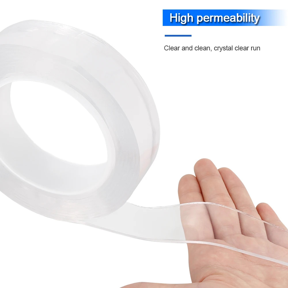 Cinta acrílica transparente de - Home Improvement Mark reseña y precio