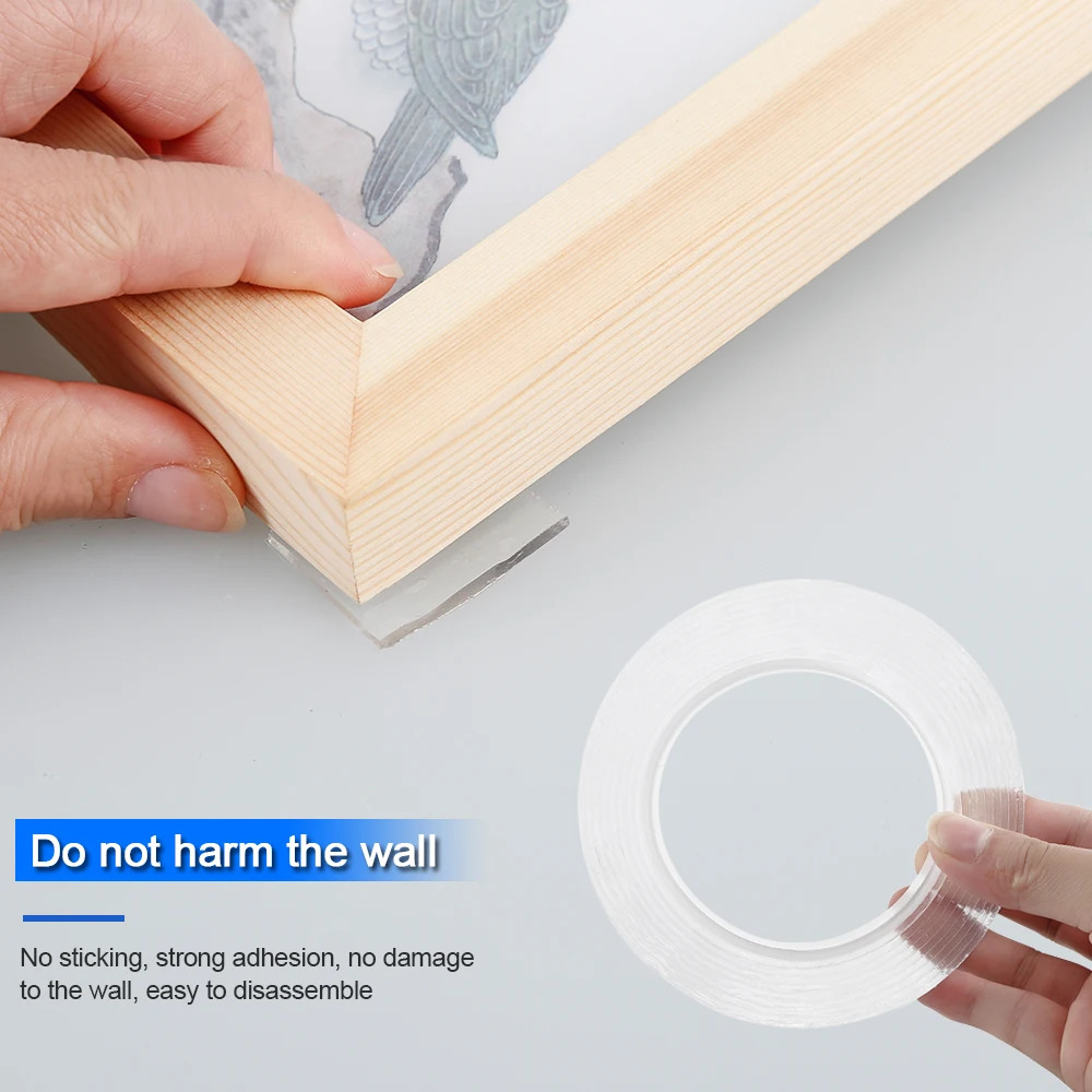 Cinta acrílica transparente de - Home Improvement Mark reseña y precio