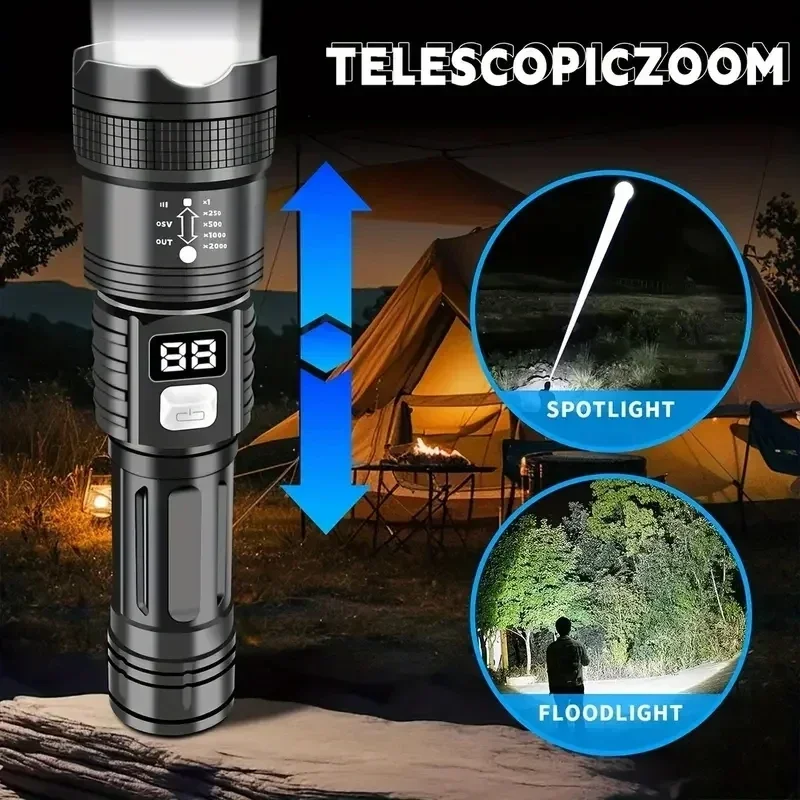 Linterna táctica con láser y f - Tape Measure reseña y precio