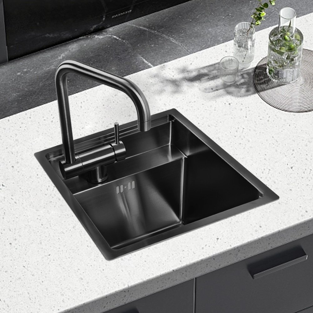 Fregadero Rectangular Individu - Faucet reseña y precio