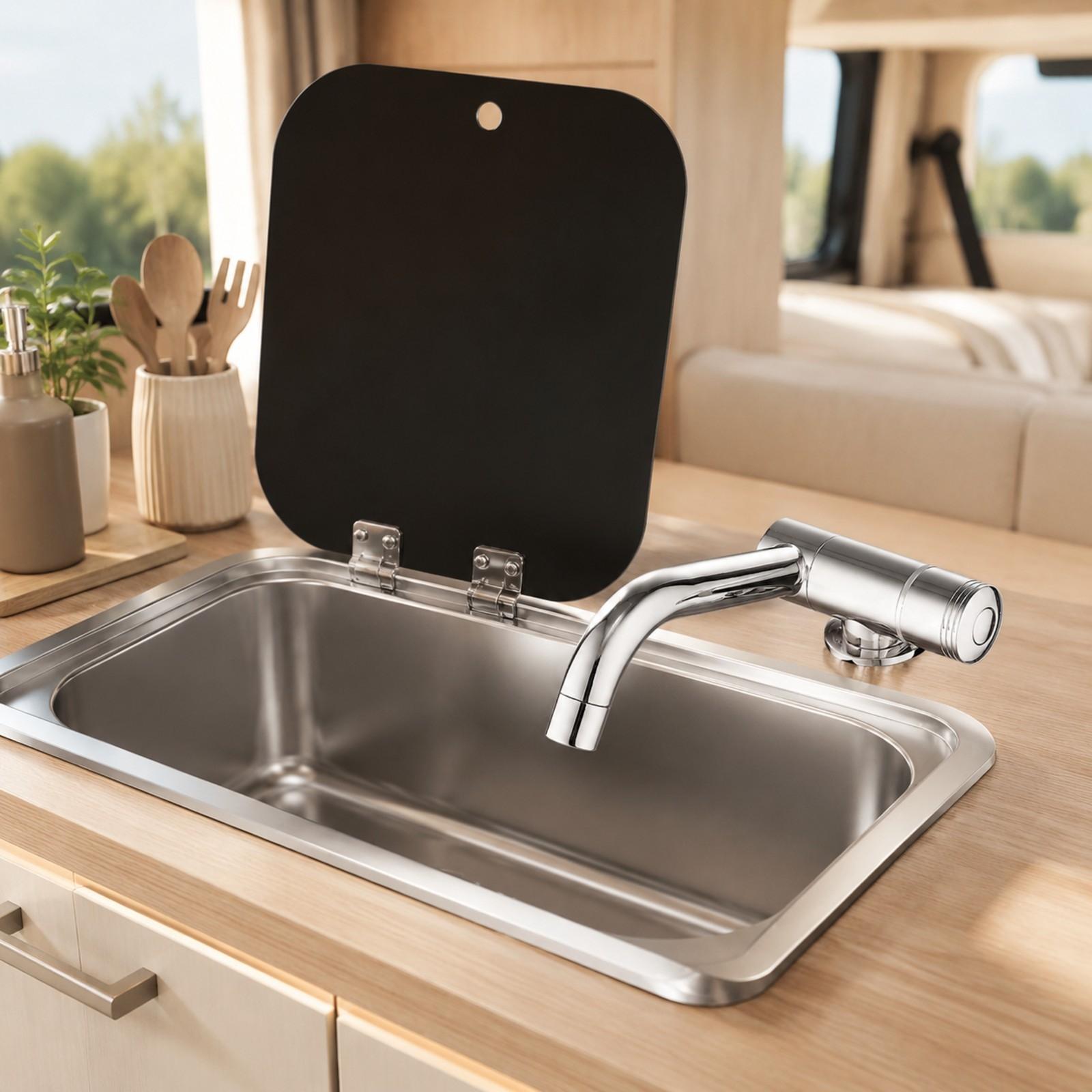 Fregadero de cocina de un solo - Faucet reseña y precio
