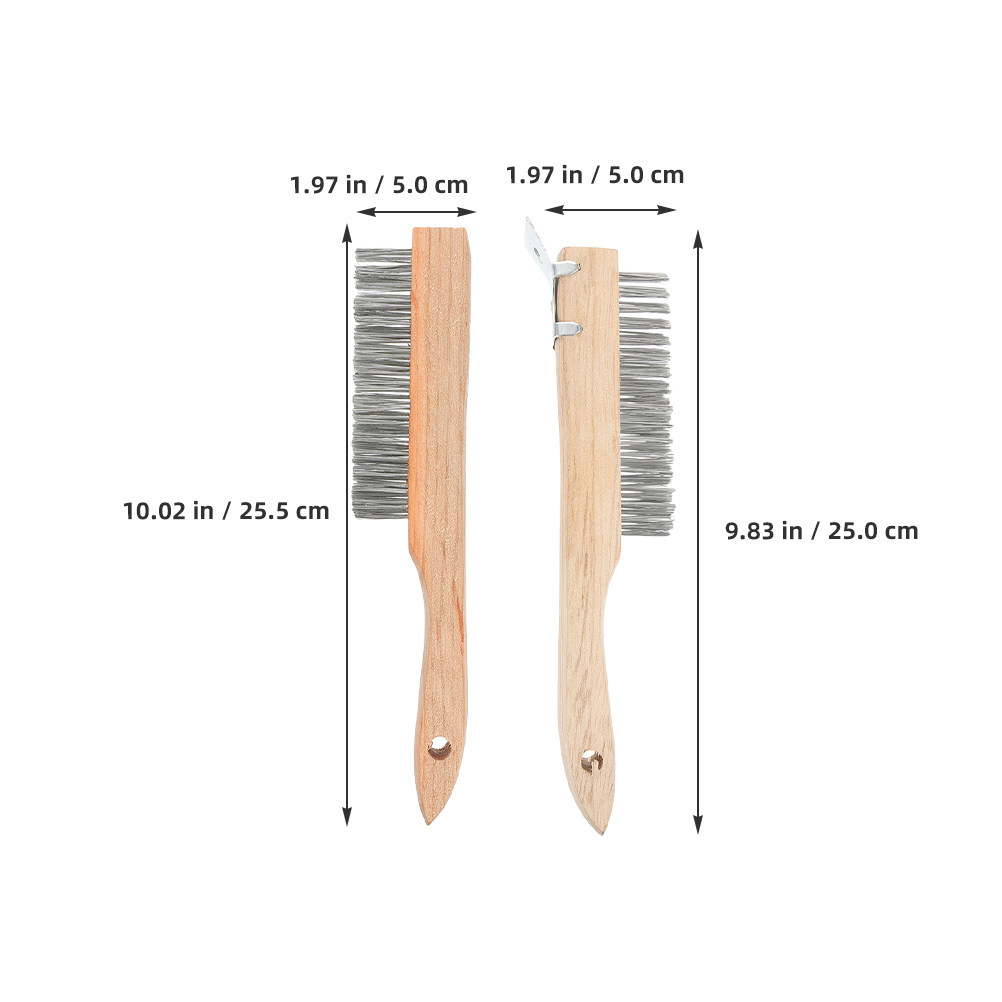 2 unidades de cepillo de alamb - Paint Brush reseña y precio