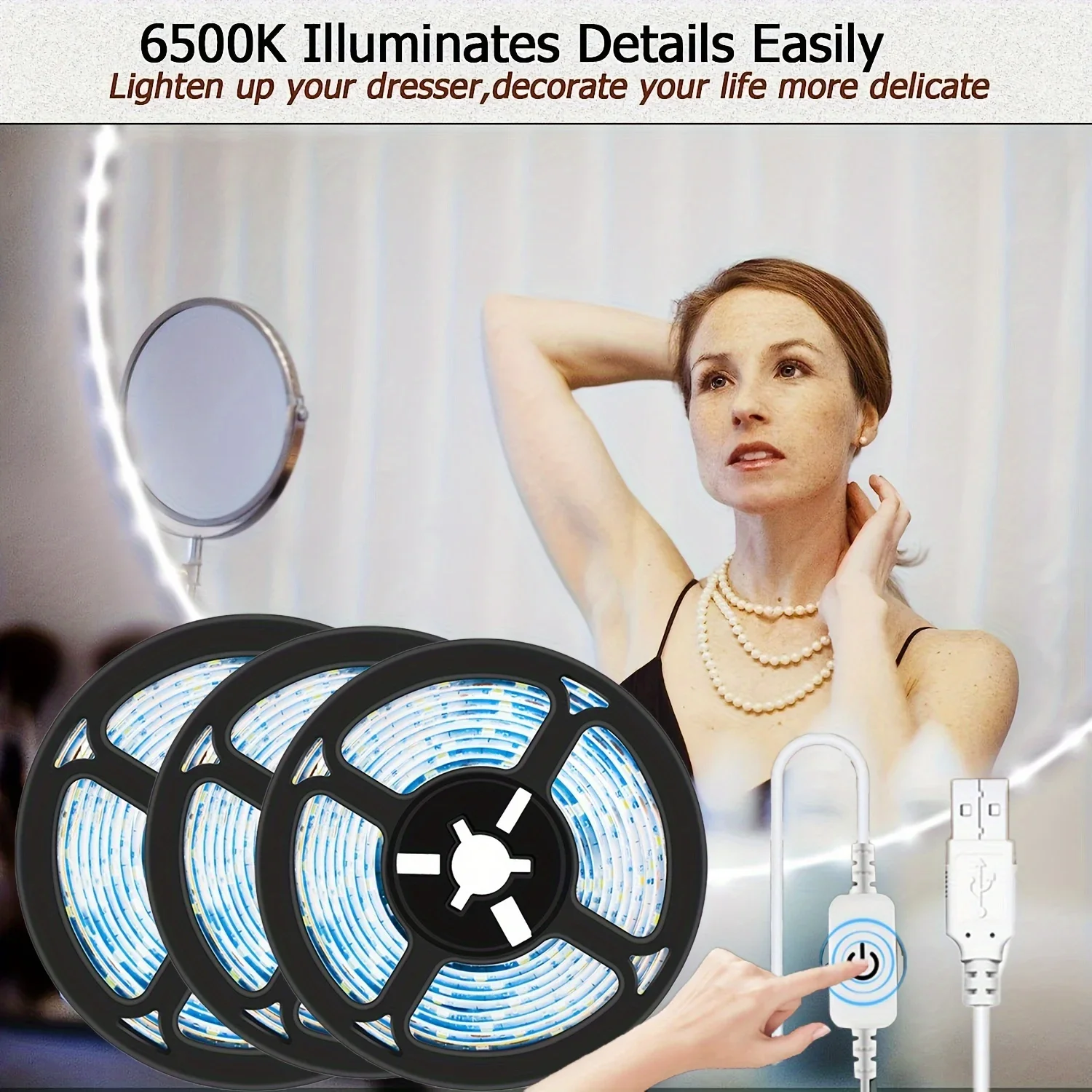 Tira de luces LED USB 5V 2835  - Led Strip Lights reseña y precio